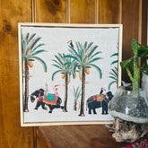 I Just Love That Fabric Elephant Party Fabric Art